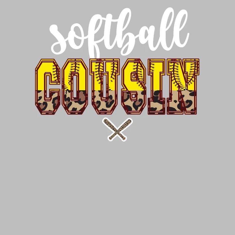 Stolzer Softball-Cousin Eines Softballspielers
