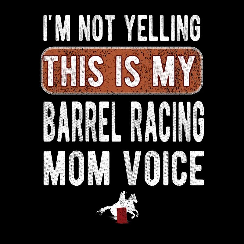 Cadeau de maman de course de baril Cadeau de maman de course de baril