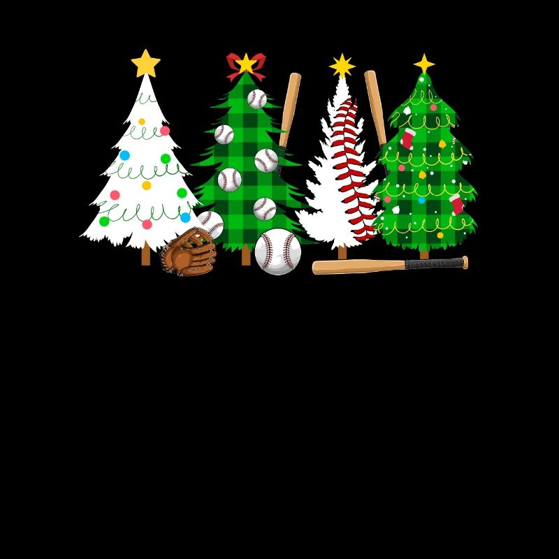 Cadeaux de Noël de baseball Joueur de baseball Noël