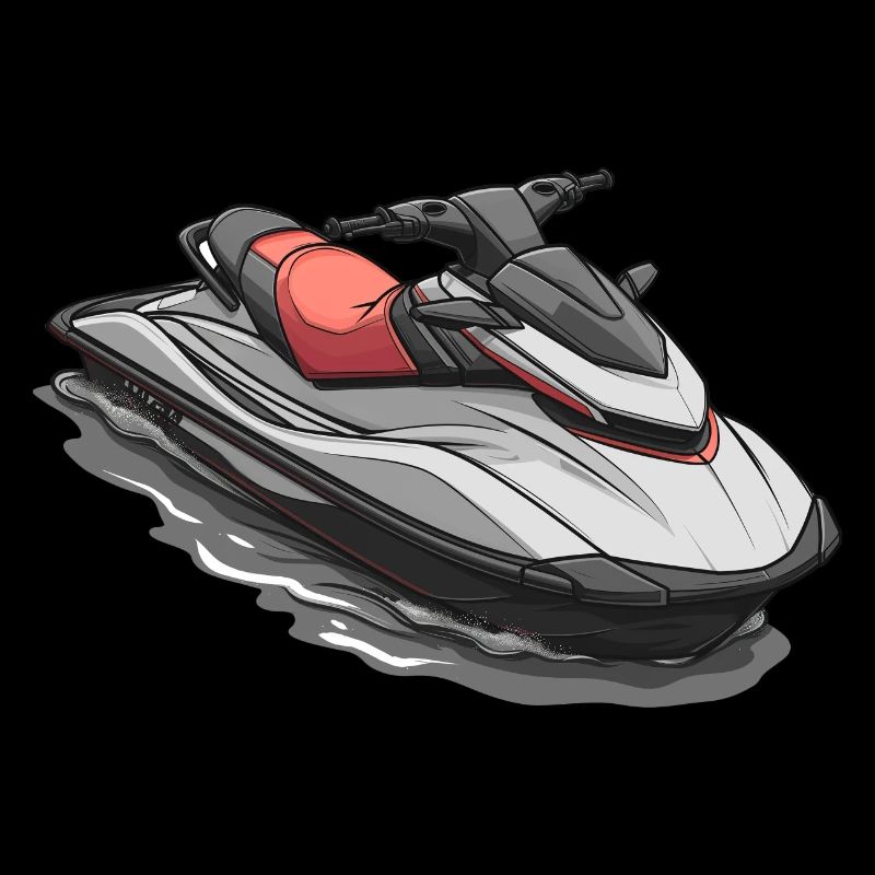 Action sur le jet ski