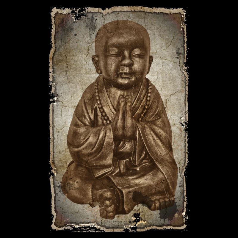 Moine bouddhiste - style antique