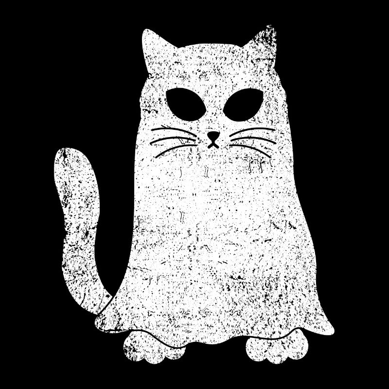 Vintage Sheet Ghost Cat