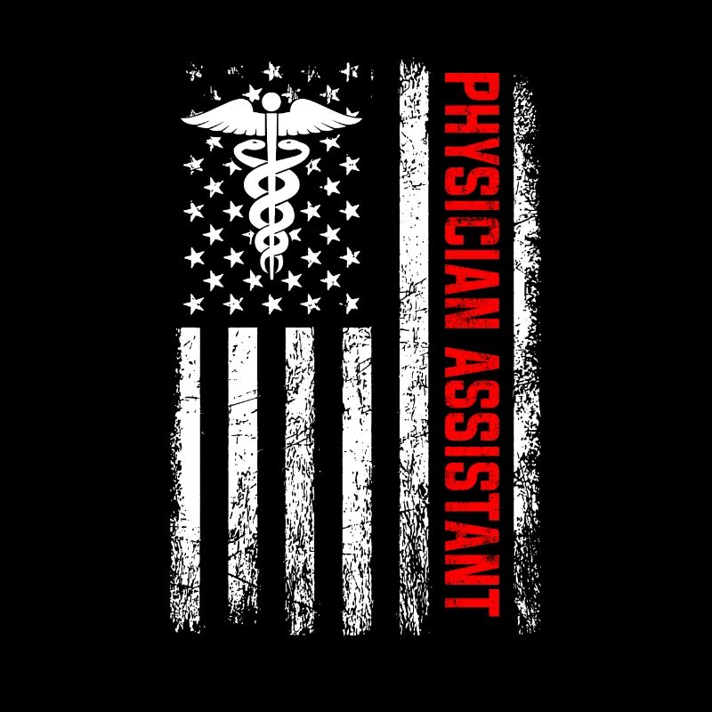 Physician Assistant american flag, Physician Assi