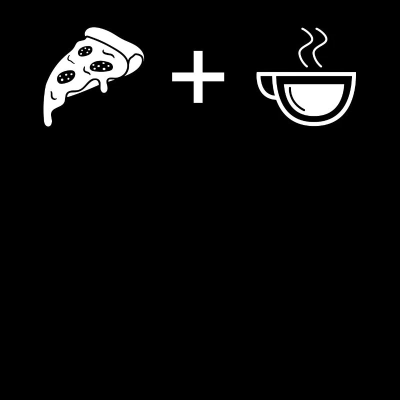 Pizza - Kaffee - Herz