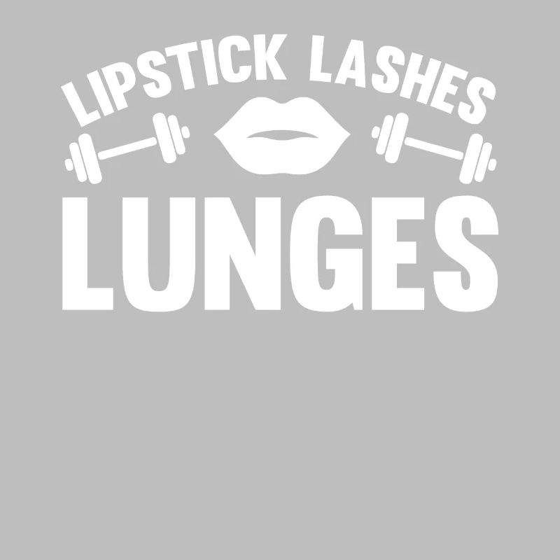 Lipstick eyelashes lunges -