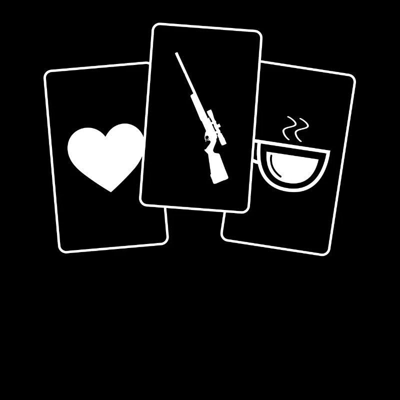 Herz - Kaffee - Jagd -