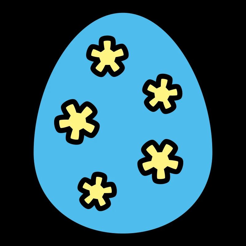 Oeuf de Pâques coloré