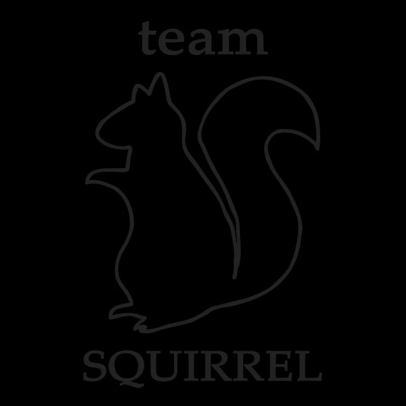 Team Squirrel /Eichhörnchen - Tierfreunde Geschenk