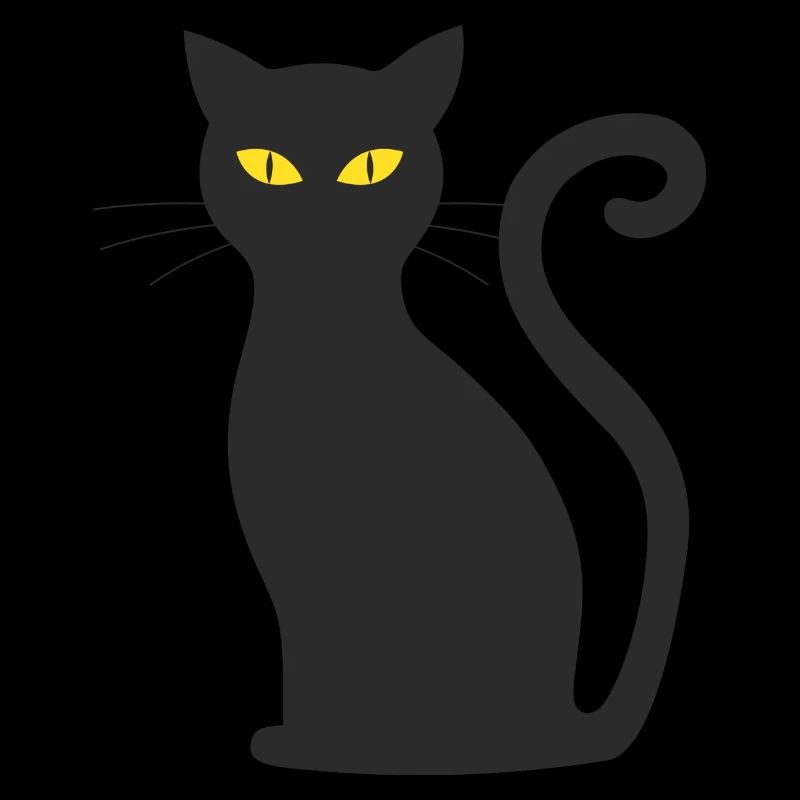Schwarze Katze