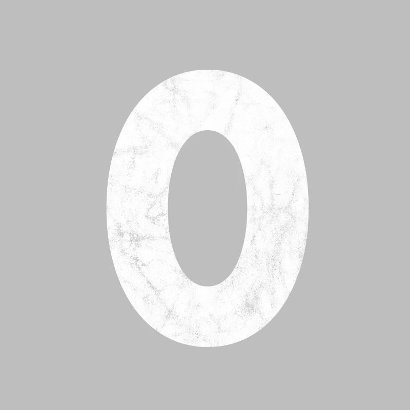 Zahl 0, Nummer 0, 0, Zero, Number Zero, Null
