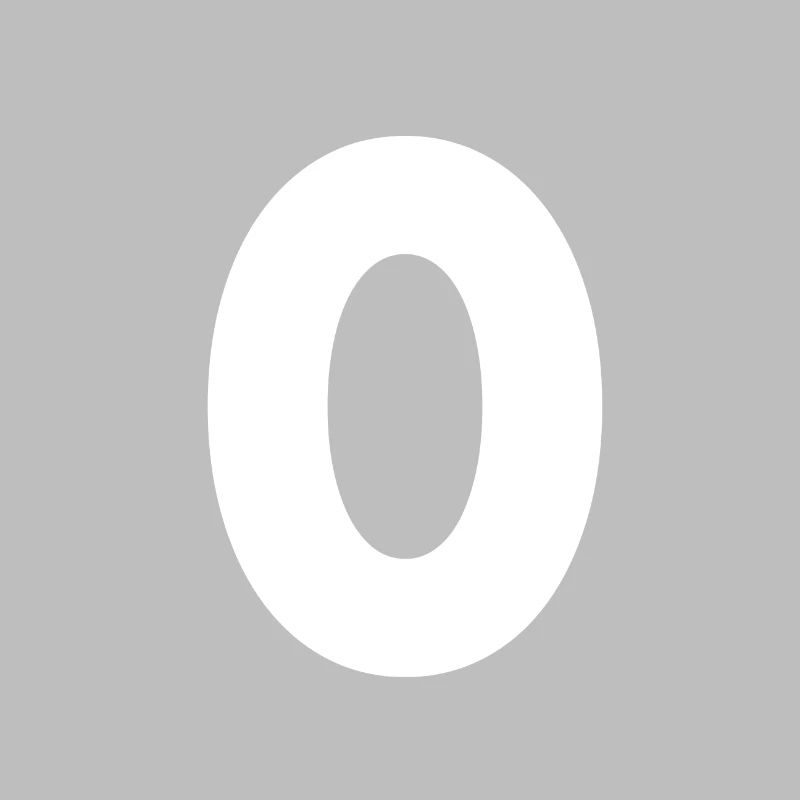 Zahl 0, Nummer 0, 0, Zero, Number Zero, Null