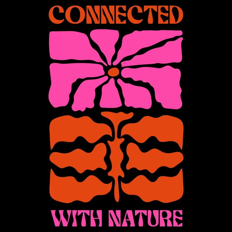 Connected With Nature Abstract Flower
