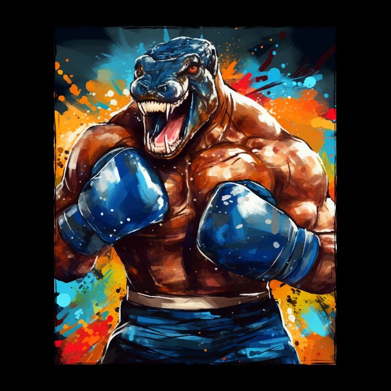 Alligator Boxer Boxen Beast Boxing