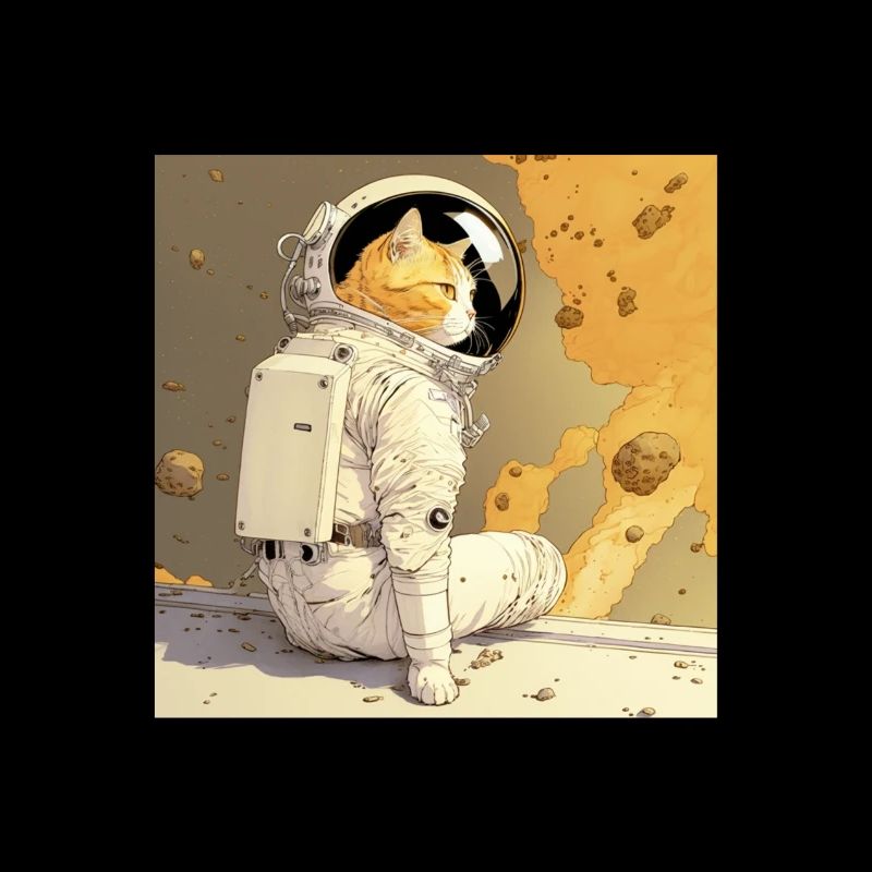 Chat astronaute spatial spatial