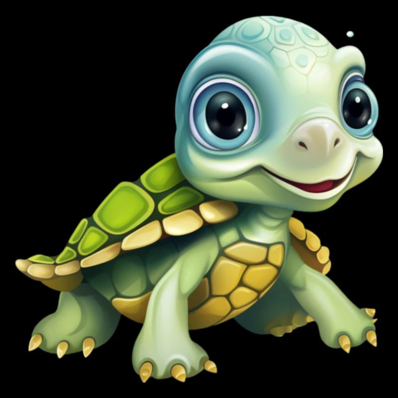 Cute turtle for babies and children