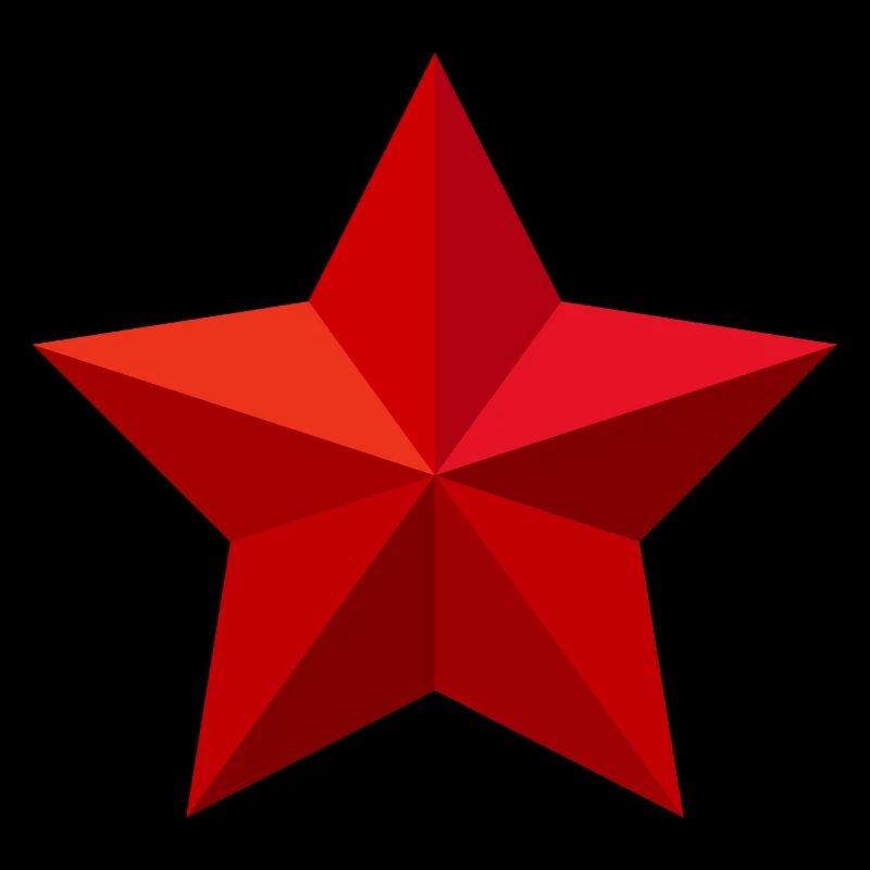 Red Star Red Star de Noël Drapeau Crest