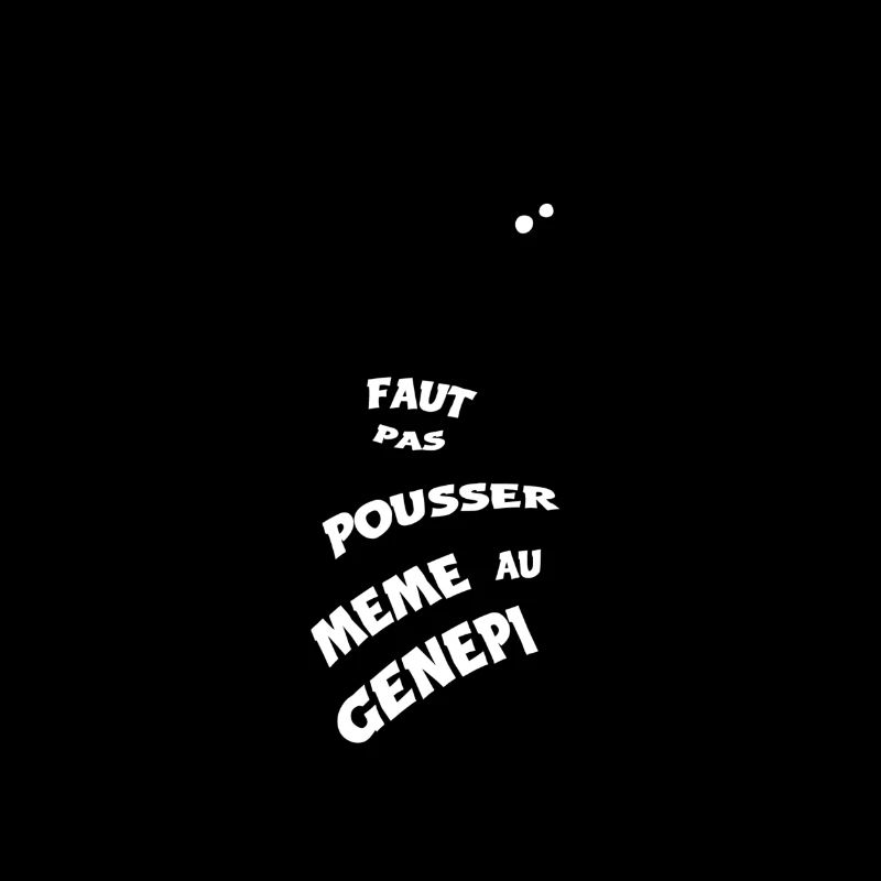 Faut pas pousser mémé...
