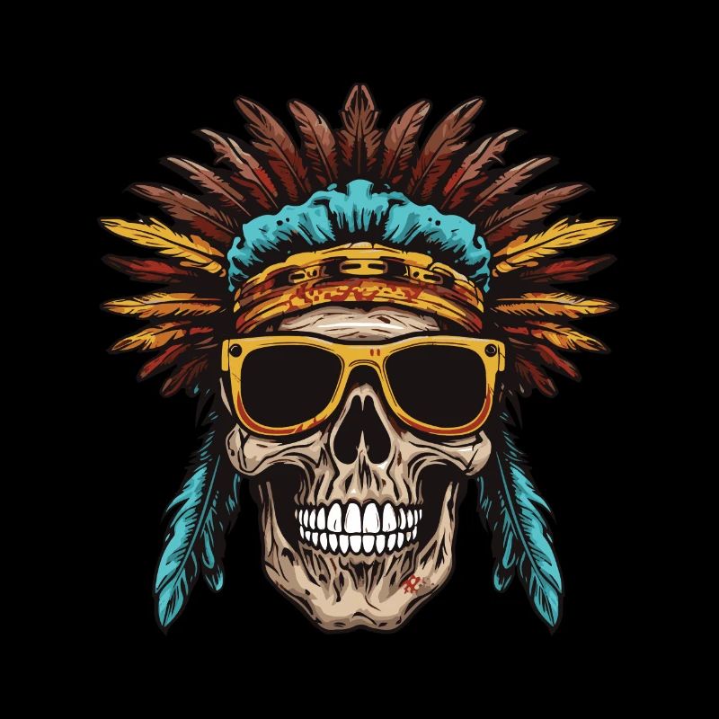 Apache Skull Indian