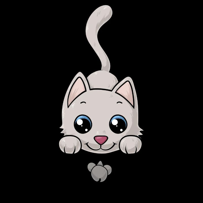 Süße Comic Katze
