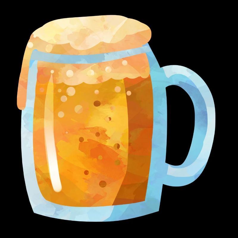 Wheat beer in a jug