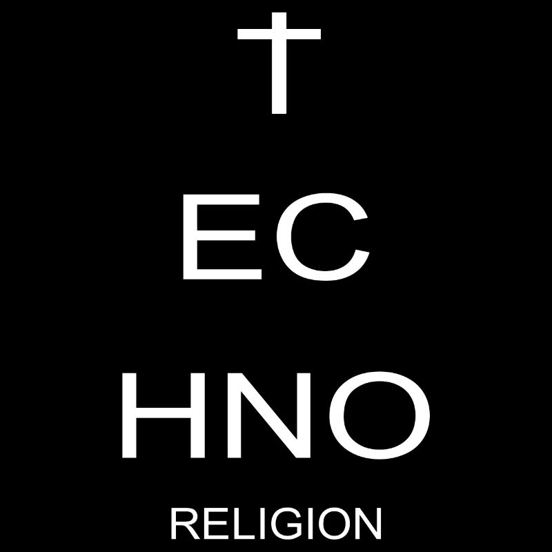 Techno Religion - Electro Music Raver Statement