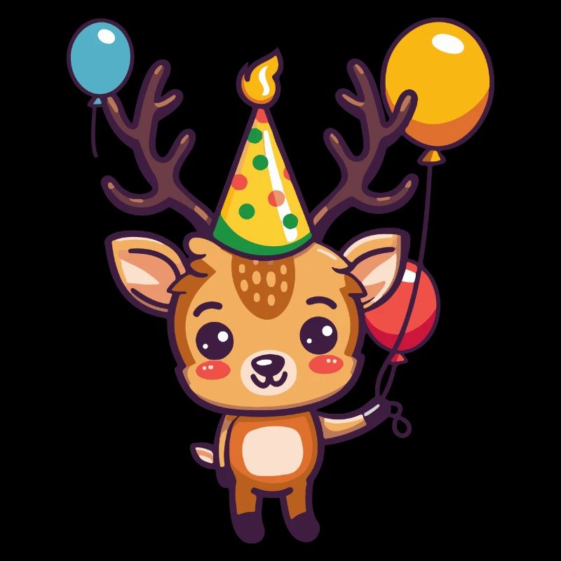 Hirsch Geburtstag Comic
