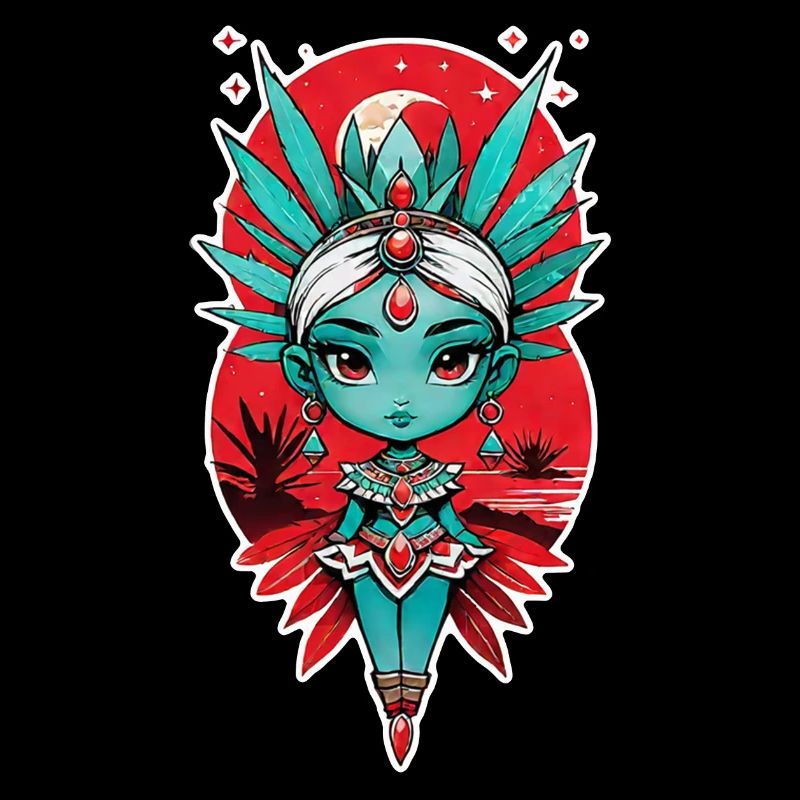 Indische Prinzessin - Aztek
