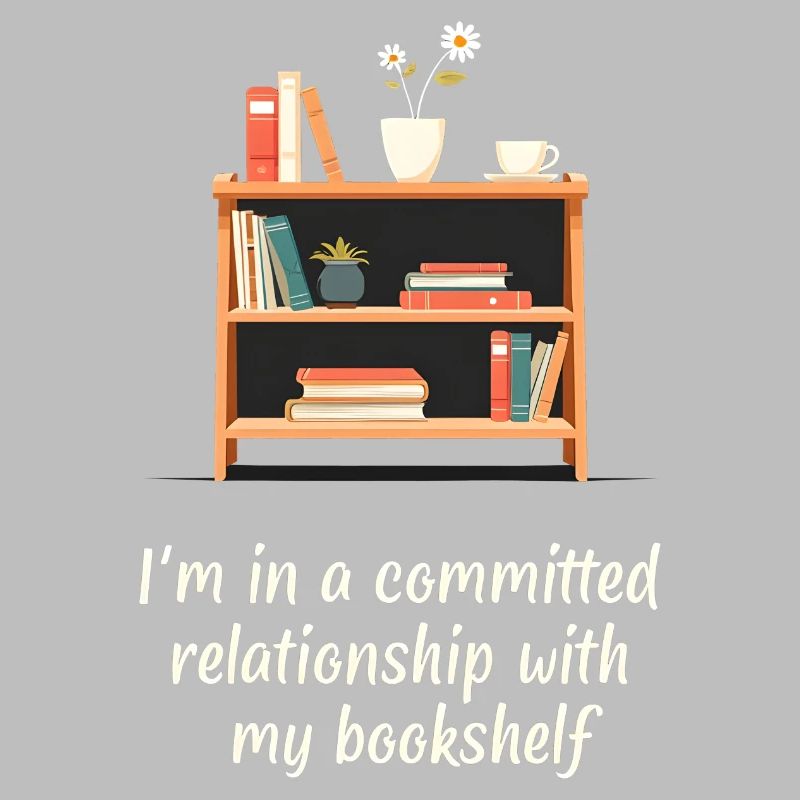 I'm in a committed relationship with my bookshelf