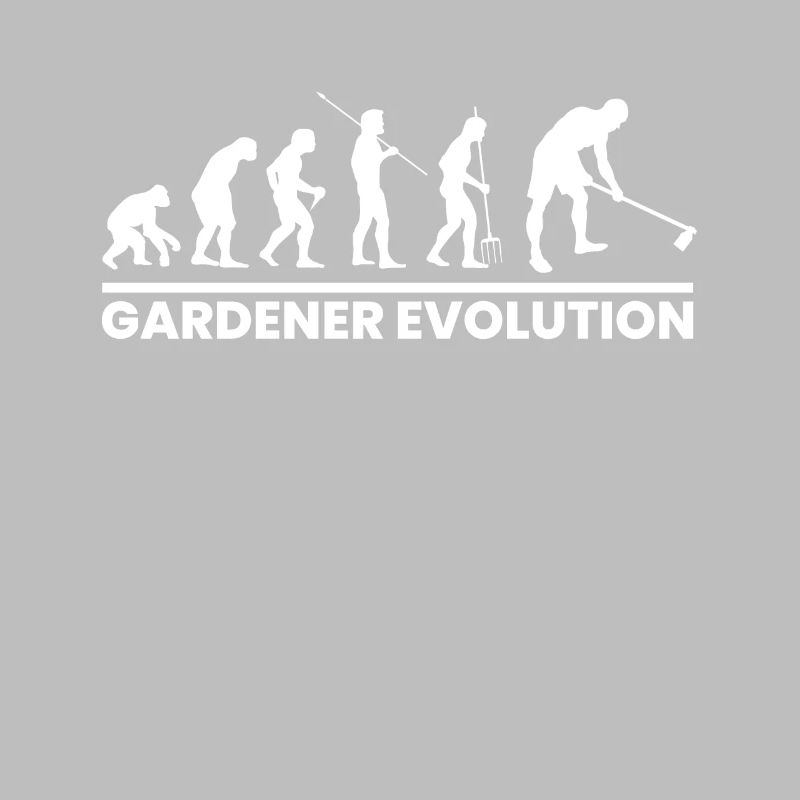 Evolution Geschenk Gärtner Shirt