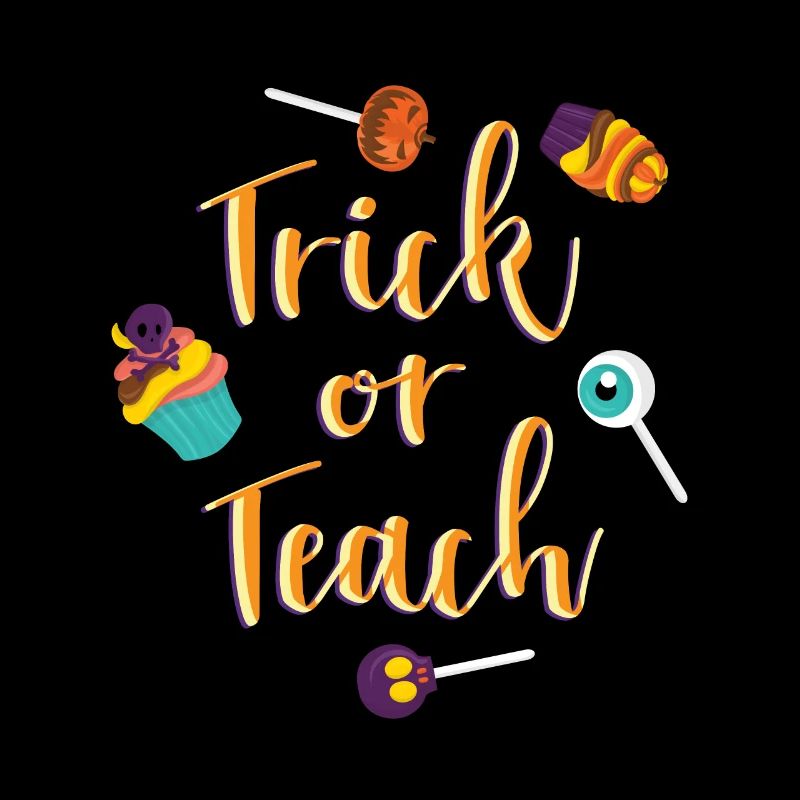 Trick Or Teach Lehrer Shirt Geschenk