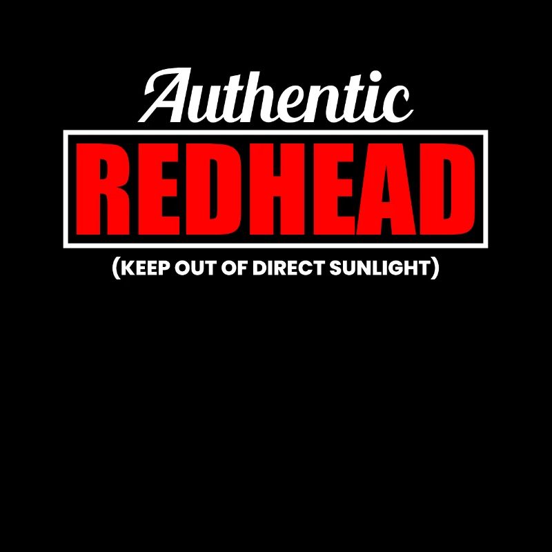 Authentic Redhead Rote Harre Shirt Geschenk