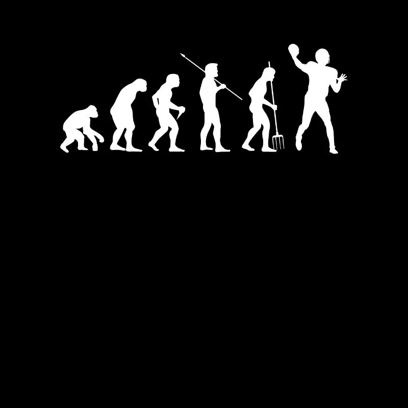 Evolution Quarterback Shirt Football Gift