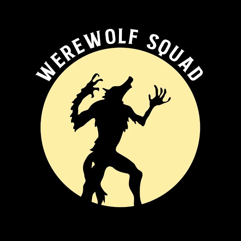 Werewolf Squad Werwolf Shirt Geschenk