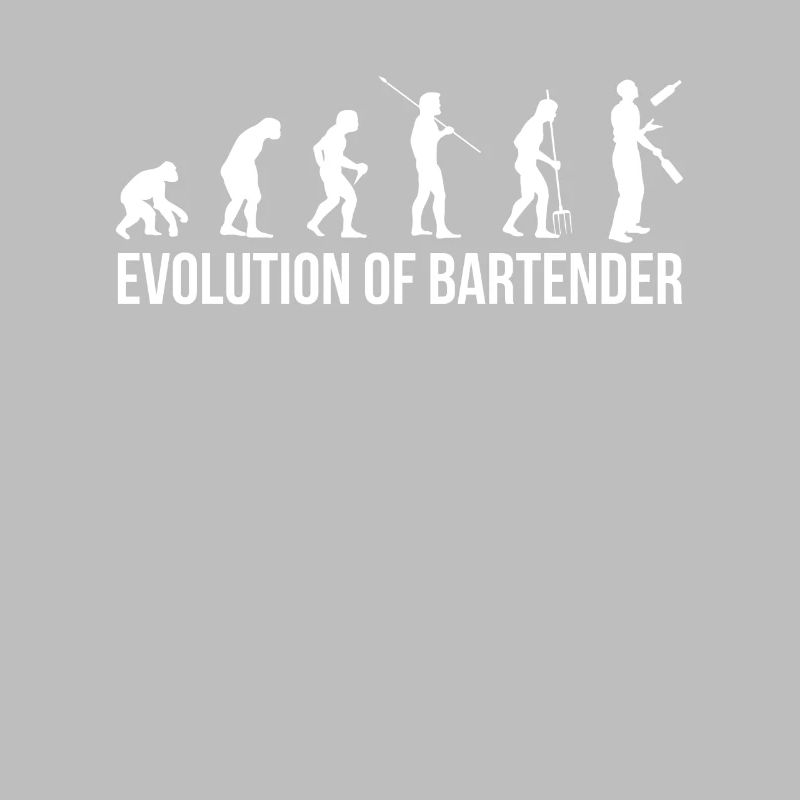 Evolution Bartender Bartender Shirt Cadeau