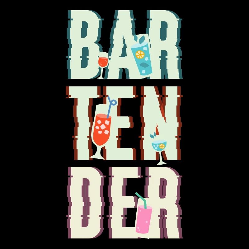 Bartender Shirt Geschenk