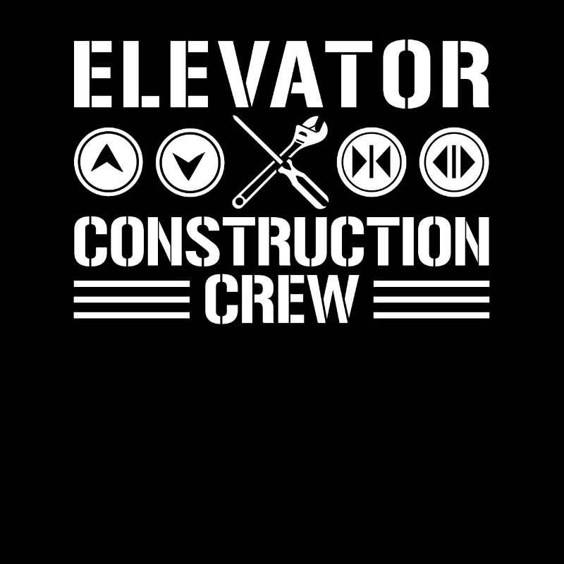 Elevator Construction Crew Shirt Geschenk