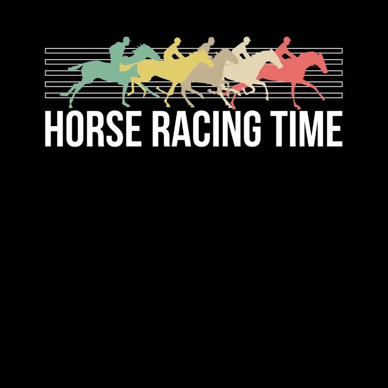 Cadeau de chemise de course de chevaux