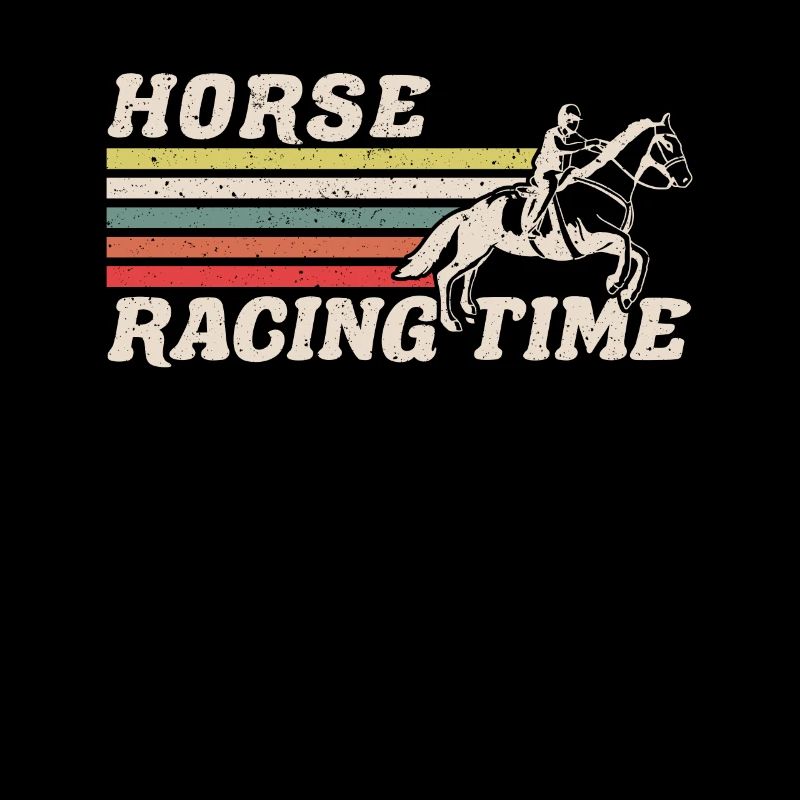 Cadeau de chemise de course de chevaux