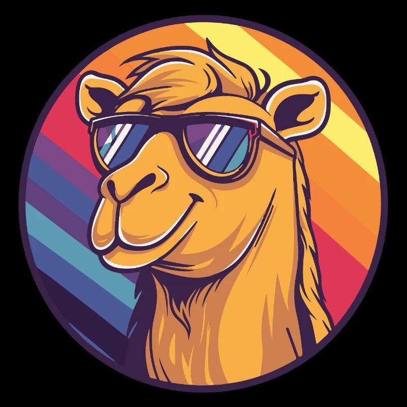 Kamel Comic Cool Sommer