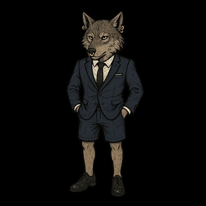 Erfolgreicher Wolf