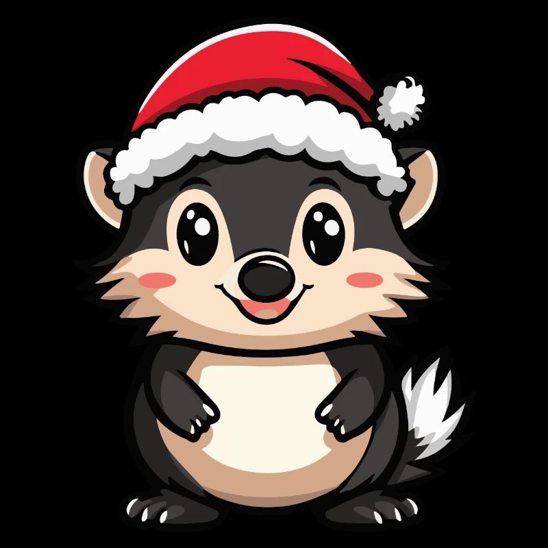 Hérisson Noël Mignon