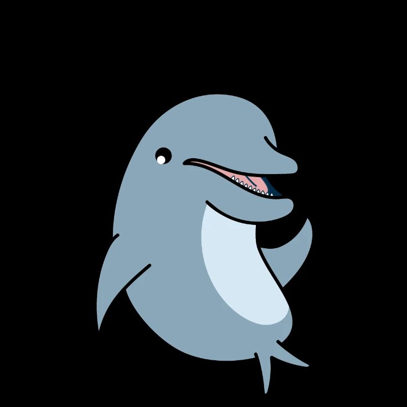 Lustiger Delfin