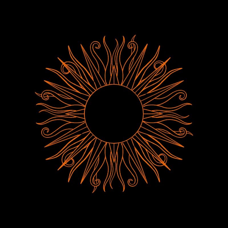 Sun hippie orange