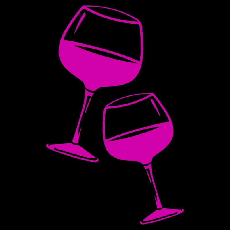 Weinglas Rotwein Symbol