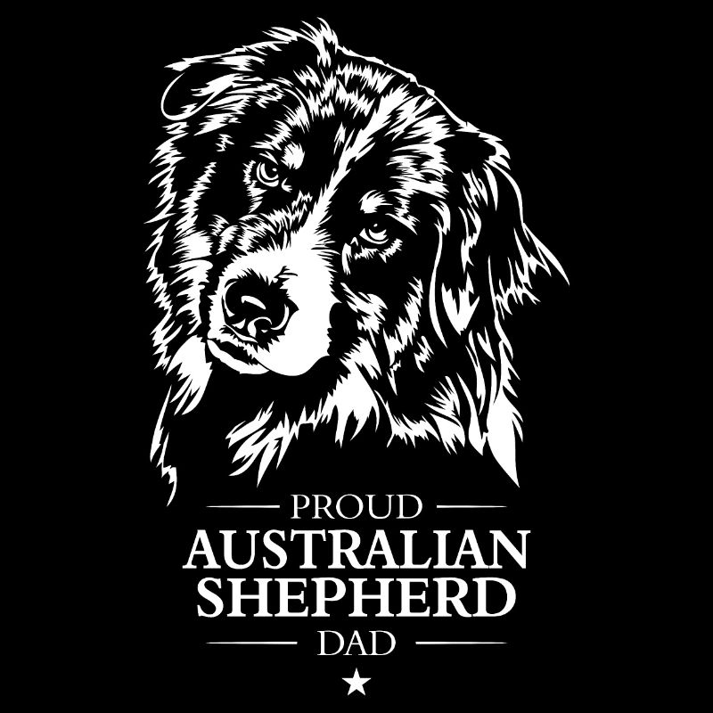 Australian Shepherd Dad Hunde Hund Wilsigns