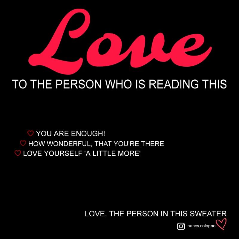Inscription LOVE blanche