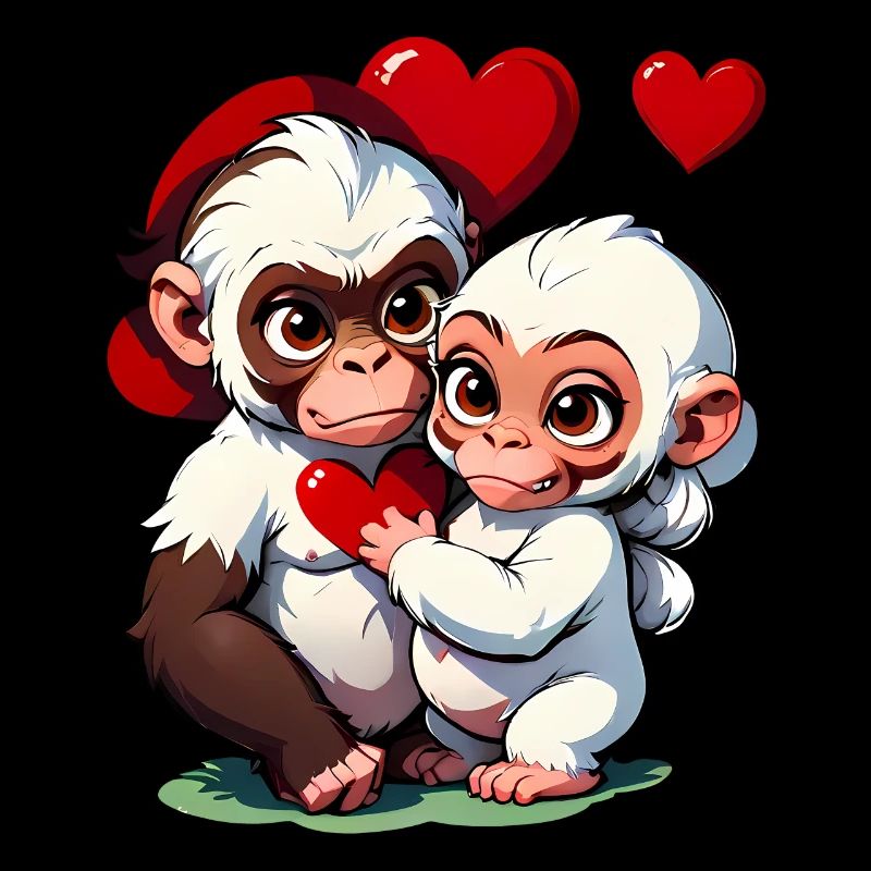 Verschenke diese süßen Affen zum Valentinstag