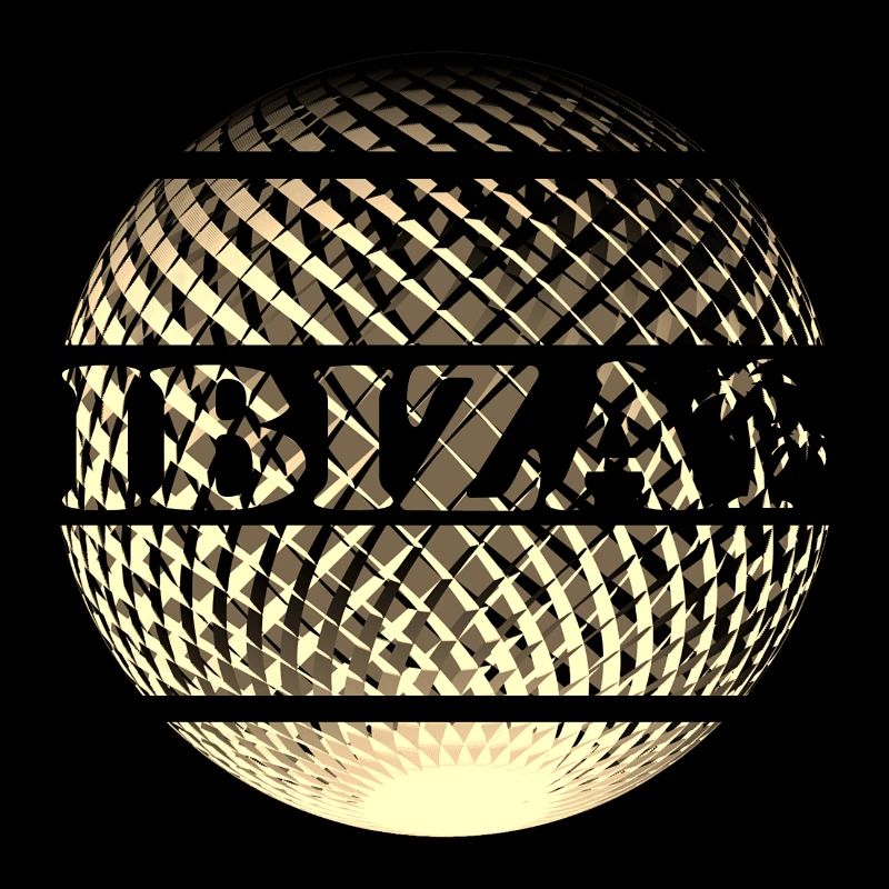 Ibiza Logo in Gold