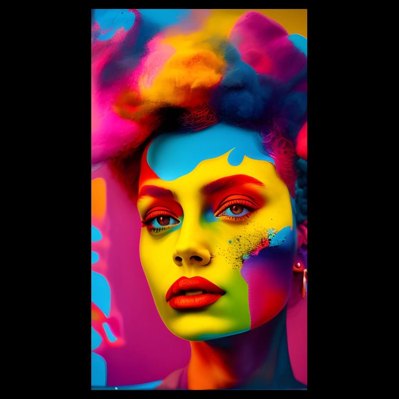 Émeute de couleurs de beauté