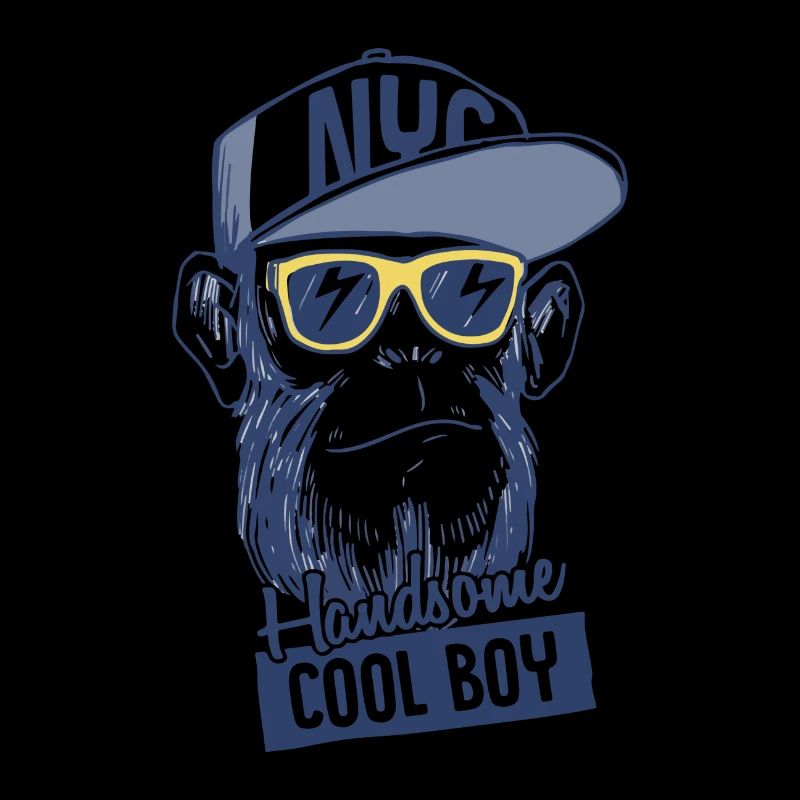 monkey, cool boy